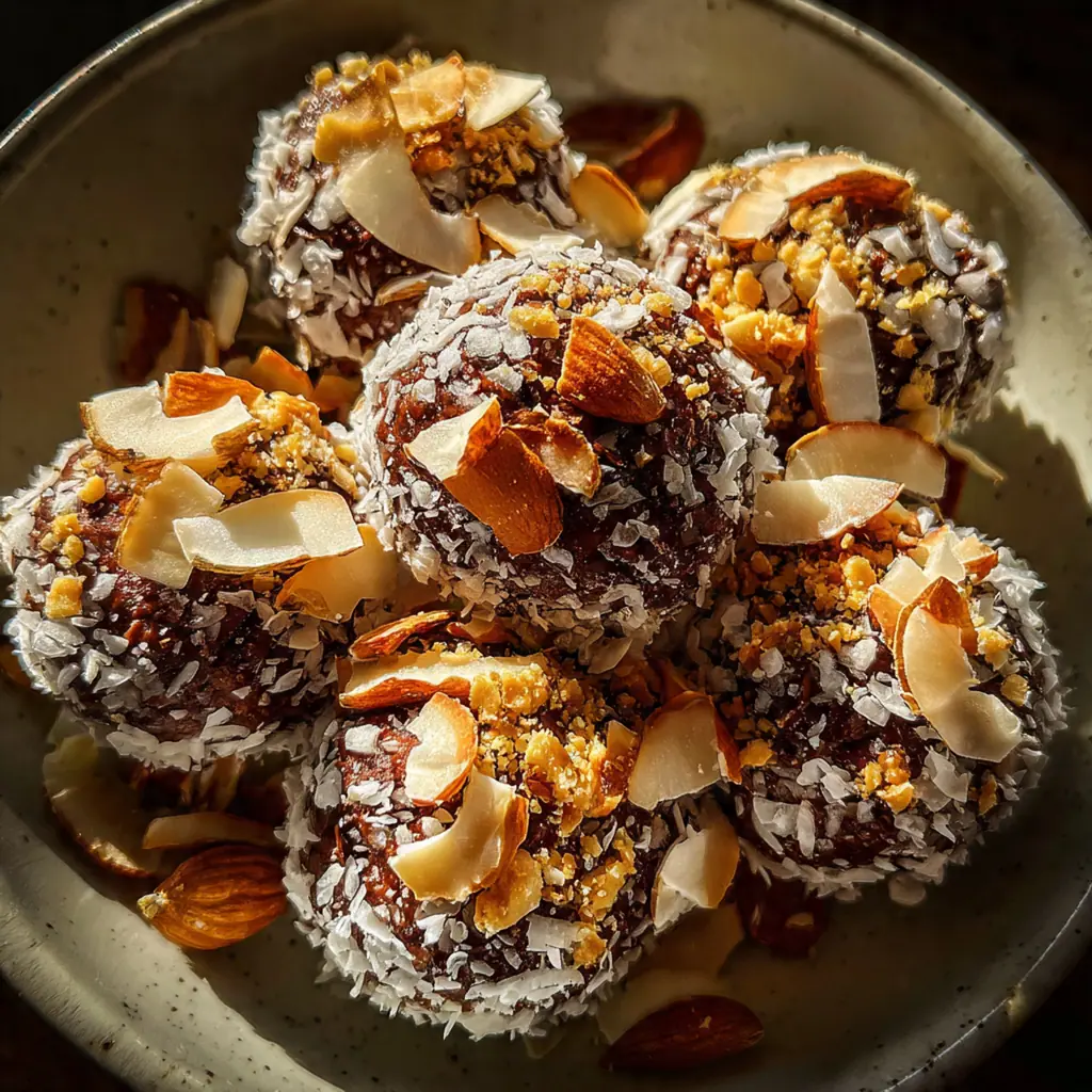 Elegant arrangement of Dubai Chocolate Balls on a marble platter garnished with edible gold leaf and dried rose petals