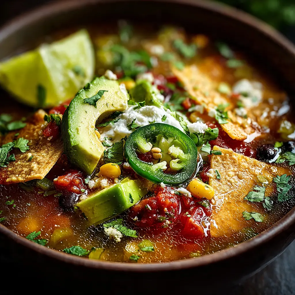Fresh colorful toppings including diced avocado, cilantro, lime wedges, and queso fresco arranged for serving
