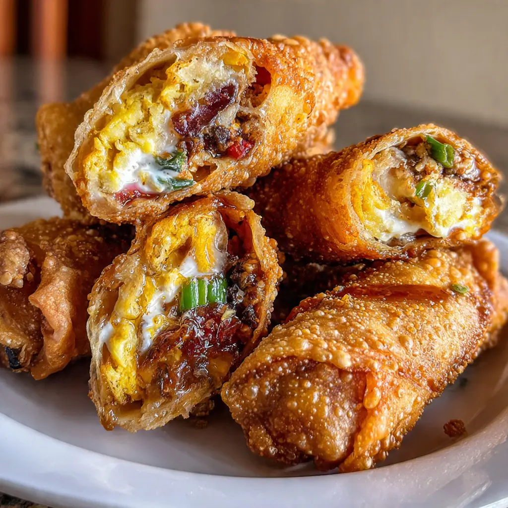 Ingredients for Texas Twinkies egg rolls including jalapenos, egg roll wrappers, brisket, and cream cheese arranged on a rustic table