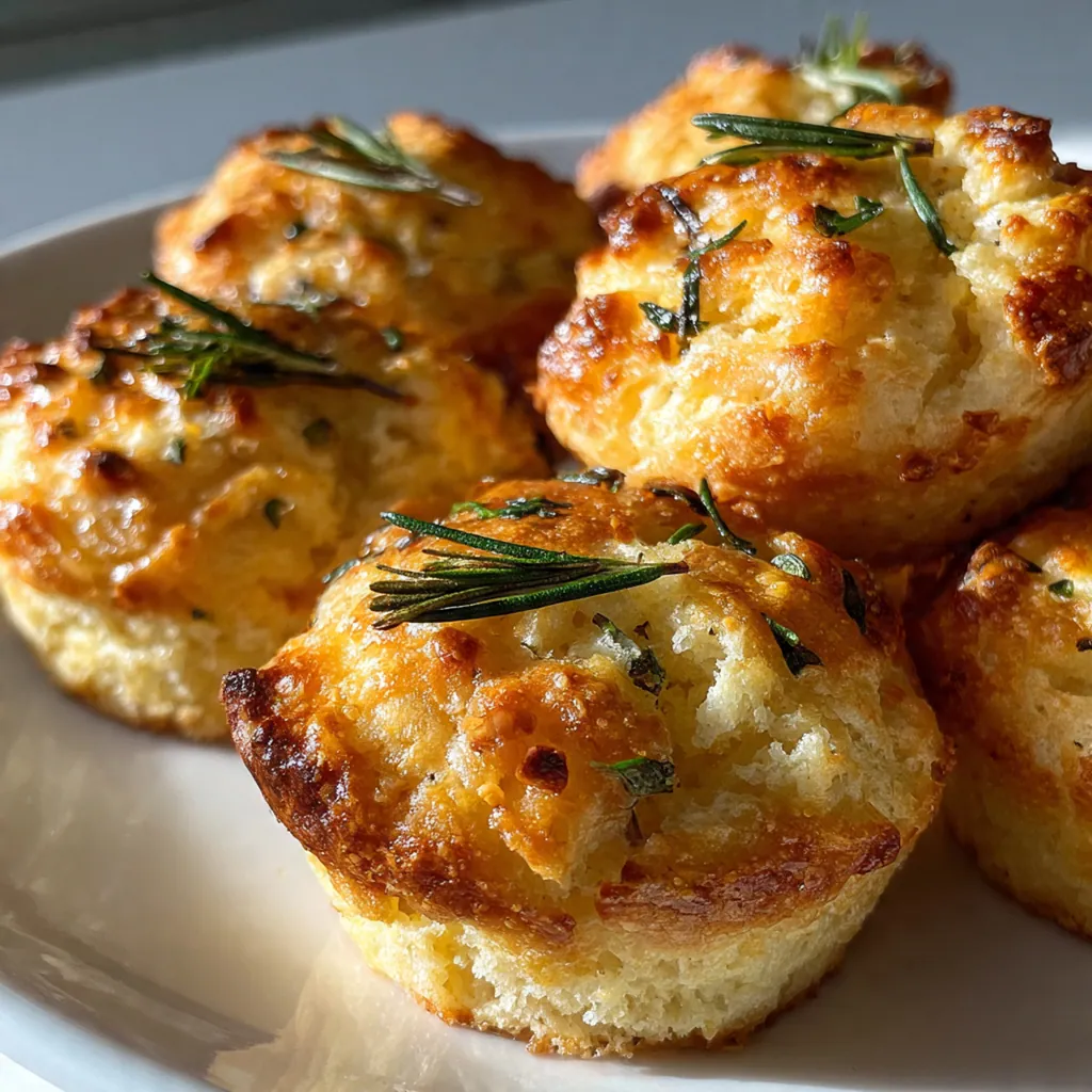 A basket of Italian focaccia muffins served next to a bowl of marinara sauce for dipping
