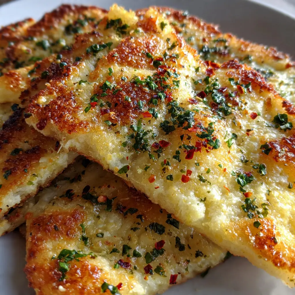 Close-up of a golden tortilla wedge with stretchy mozzarella cheese and flecks of parsley