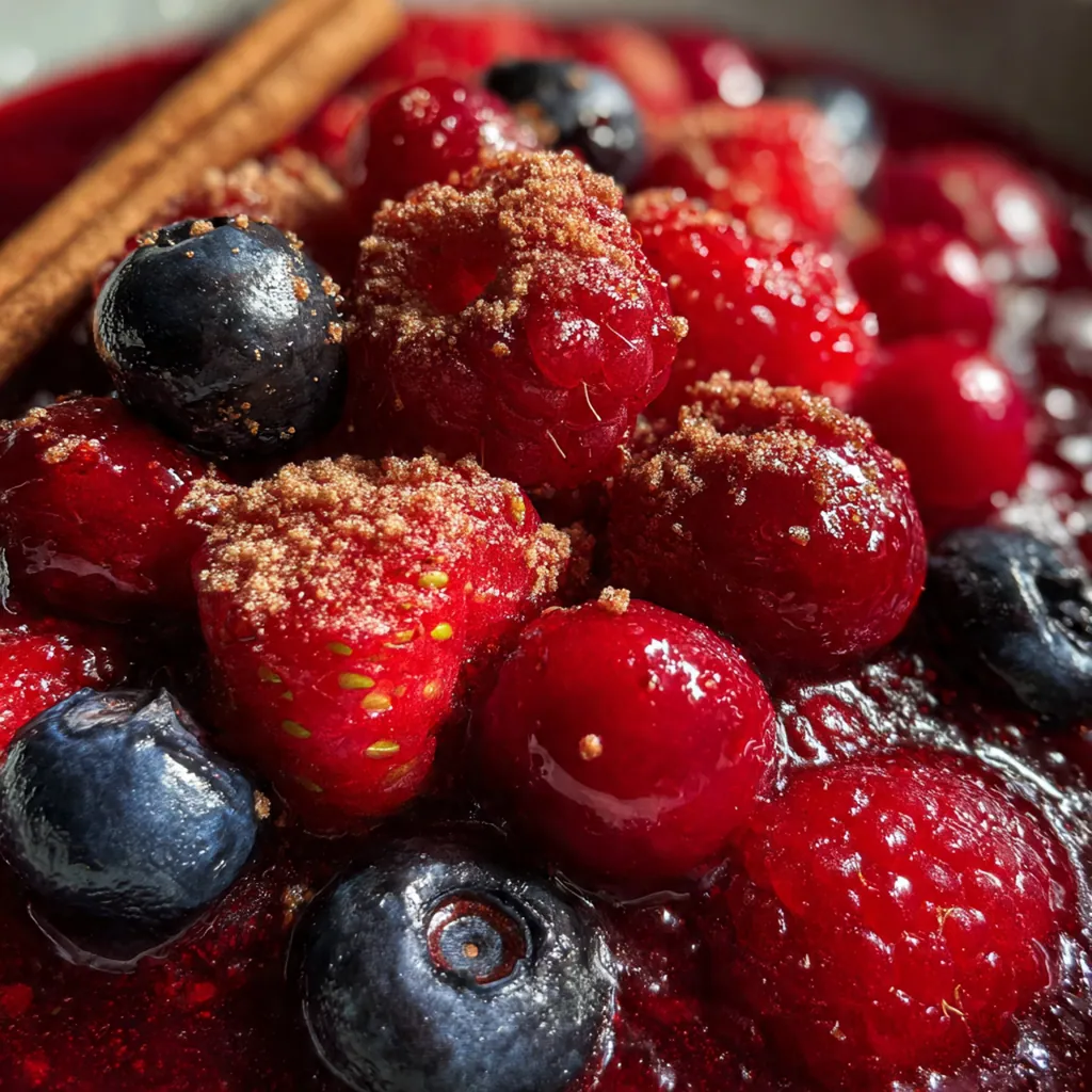 Wojapi being spooned over warm fry bread with steam rising from the golden bread