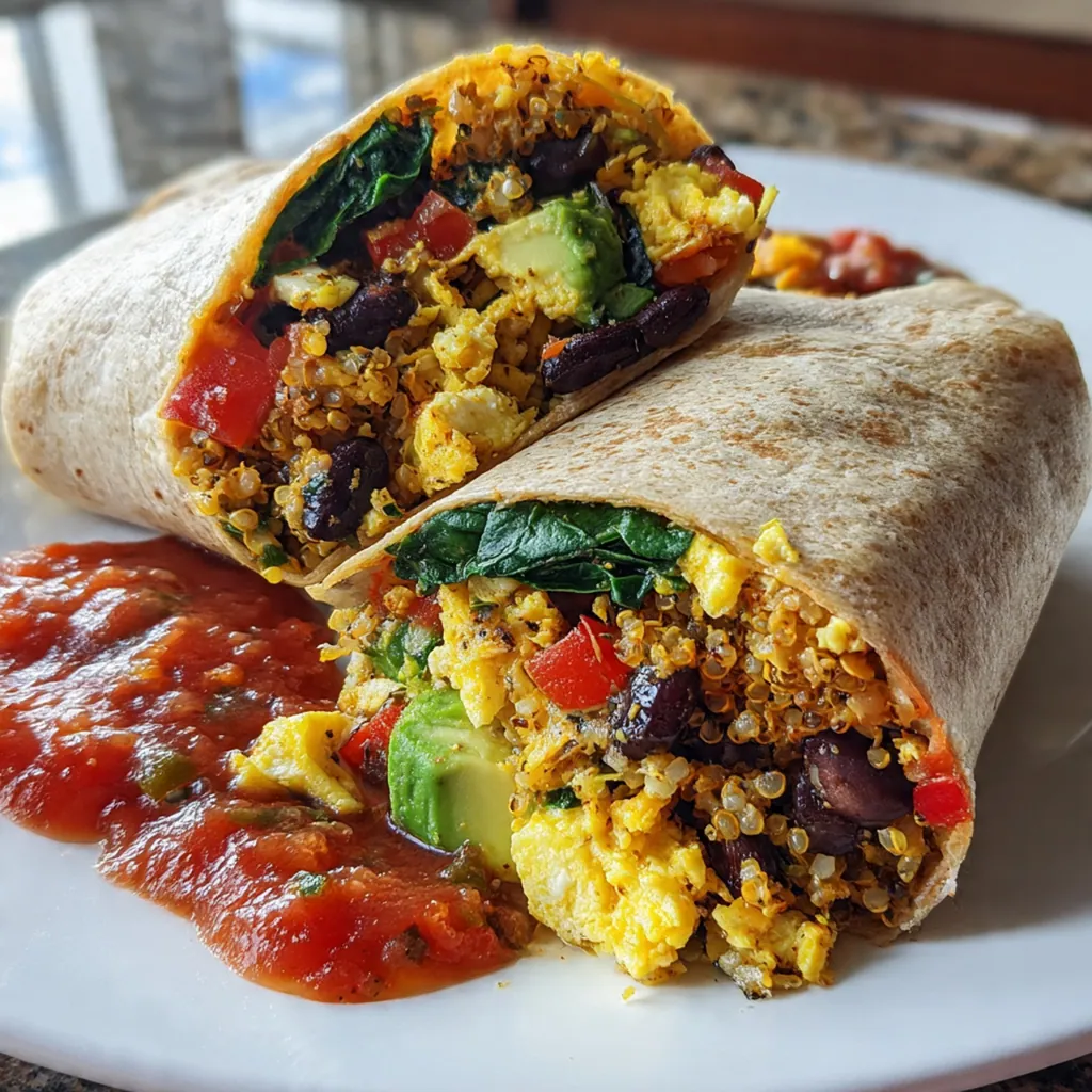 Freshly assembled burritos wrapped in parchment paper ready for meal prep with colorful filling visible at the ends