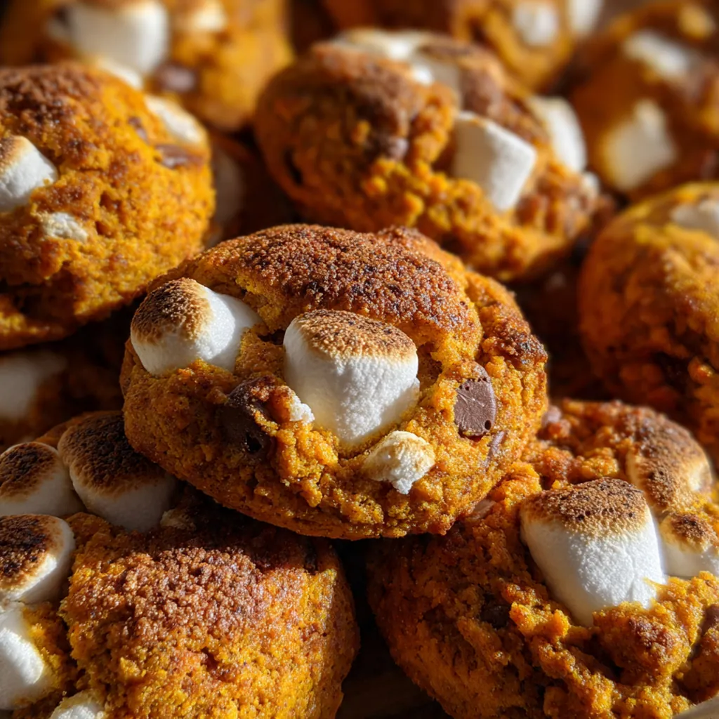 Fresh baked cookies topped with extra mini marshmallows and sparkling turbinado sugar