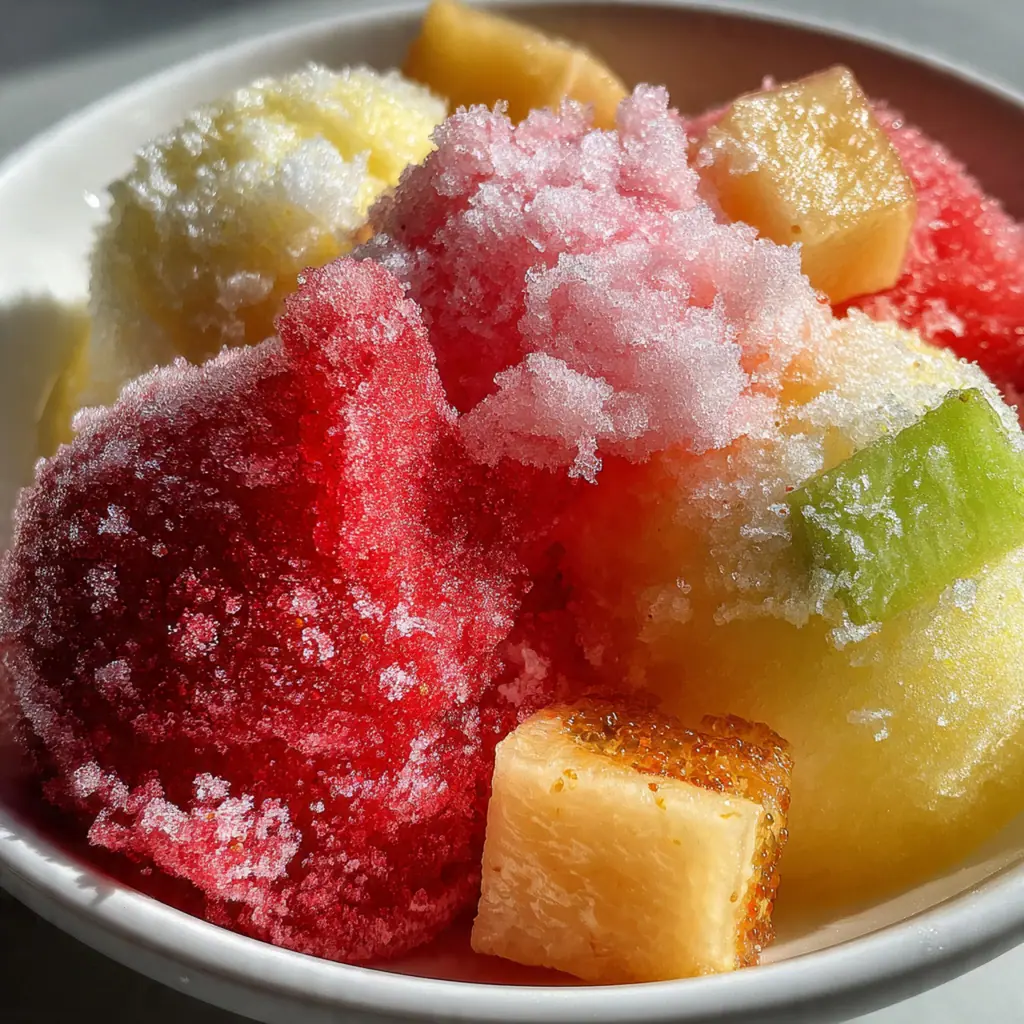 Fresh, fluffy snow being scooped from a pristine blanket on the ground