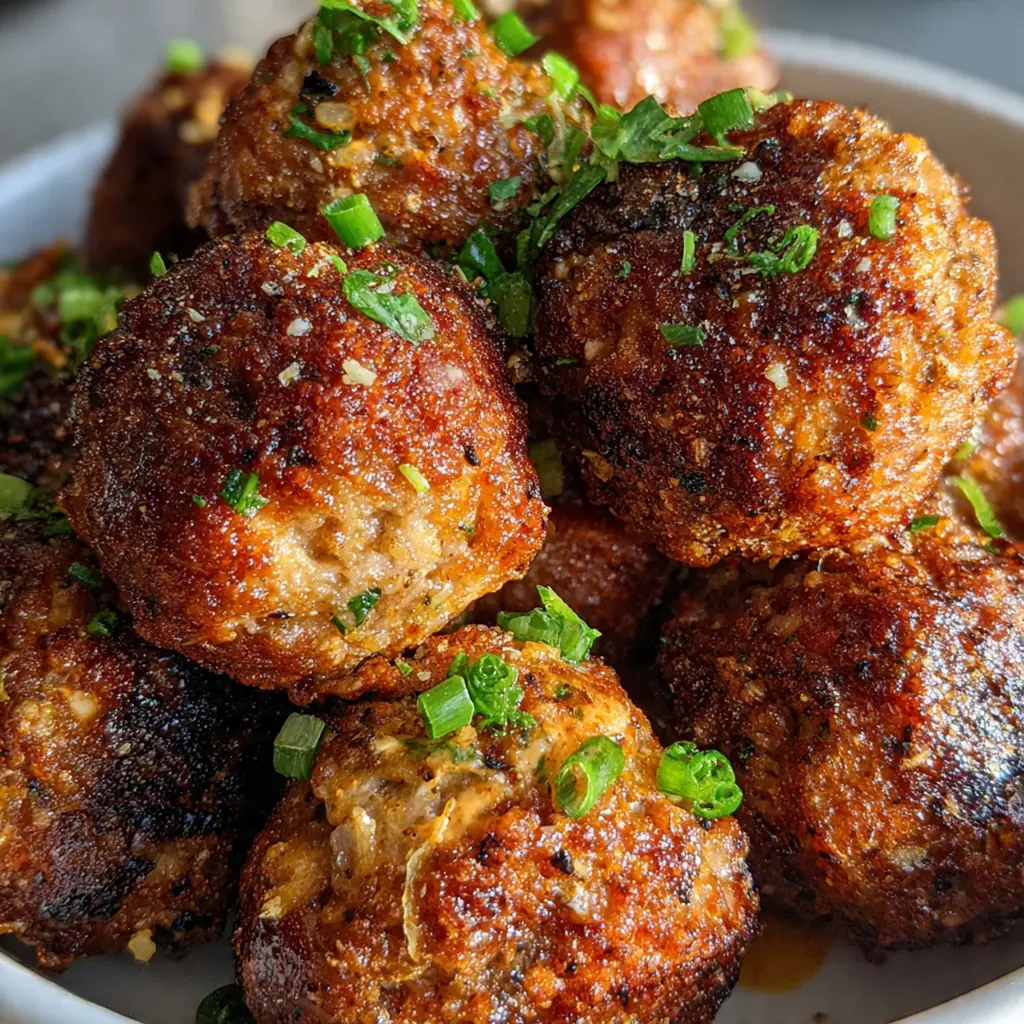 Fresh boudin sausage, cheese, seasonings and breadcrumbs artfully arranged before mixing for these Louisiana poppers