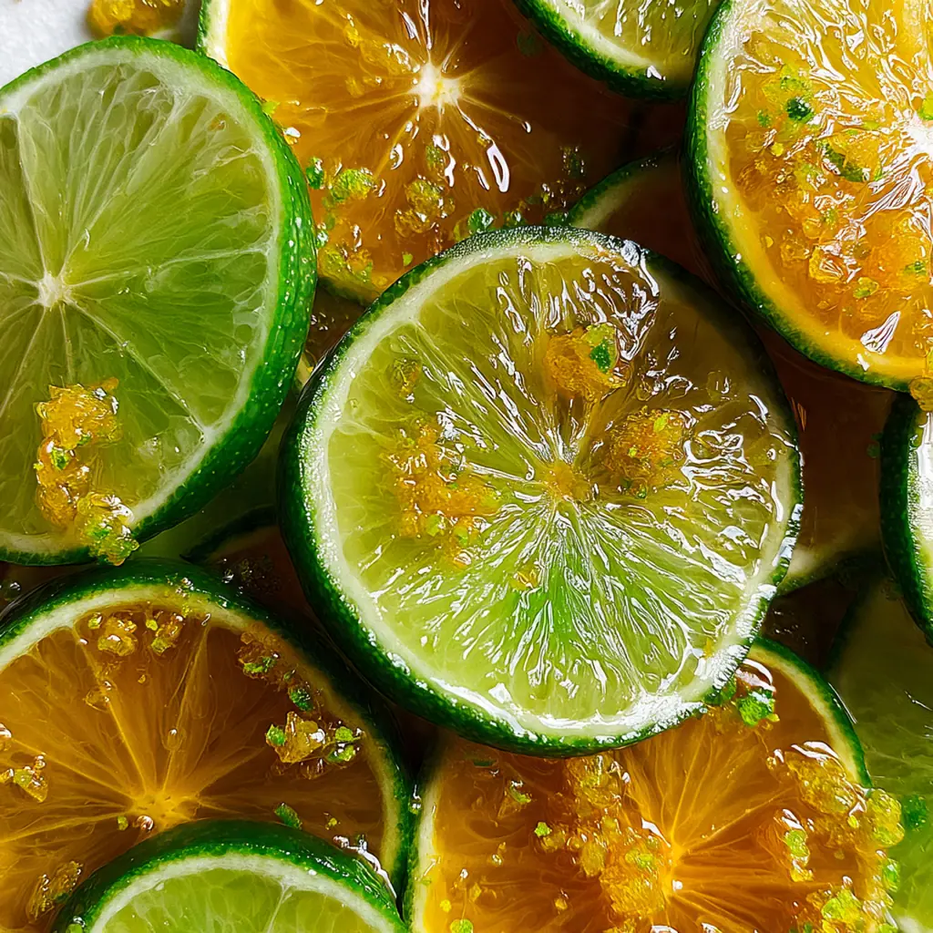 A generous spoonful of homemade lime marmalade melting over a warm buttered scone