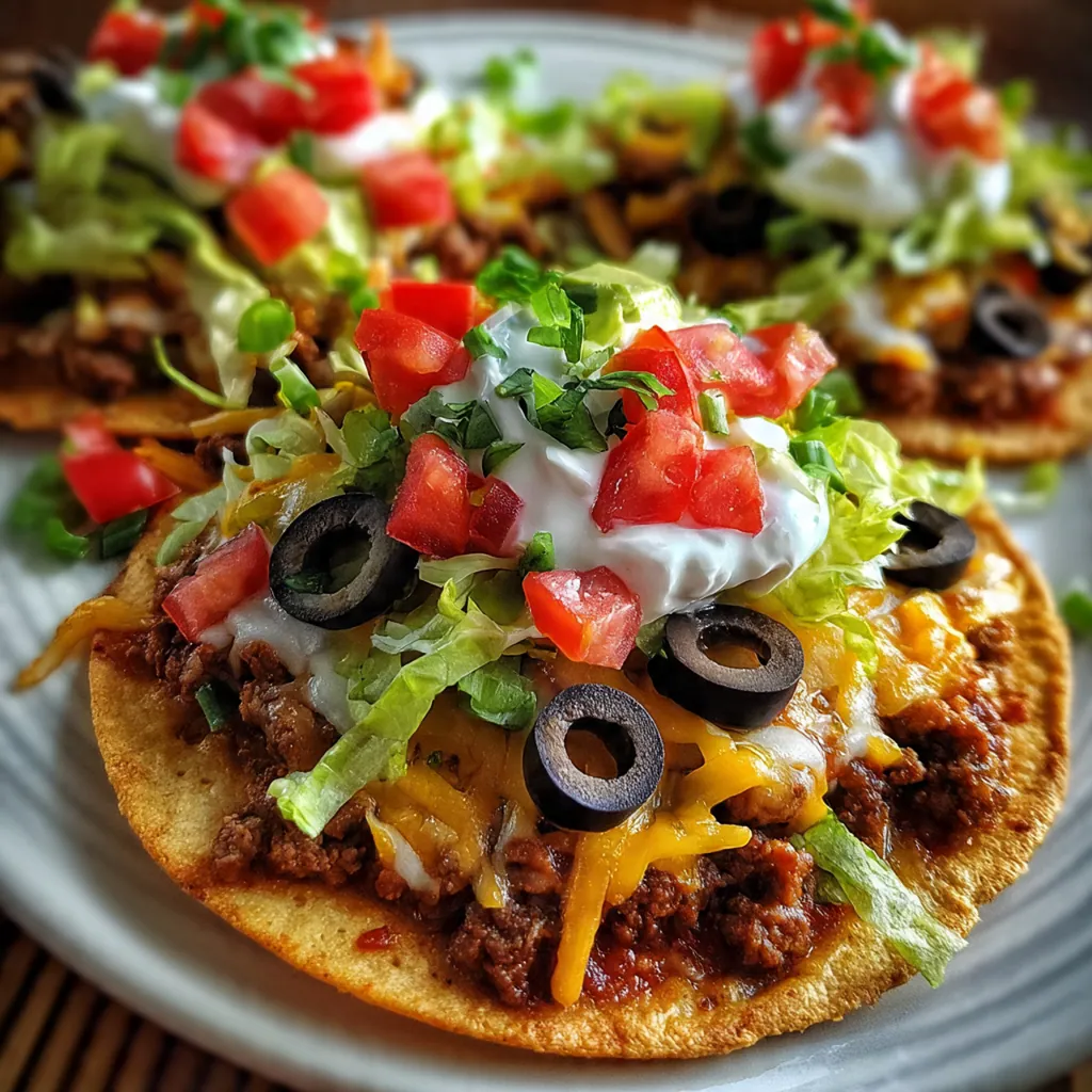 A complete plated meal with a Mexican pizza, side of guacamole and sour cream, and a lime wedge