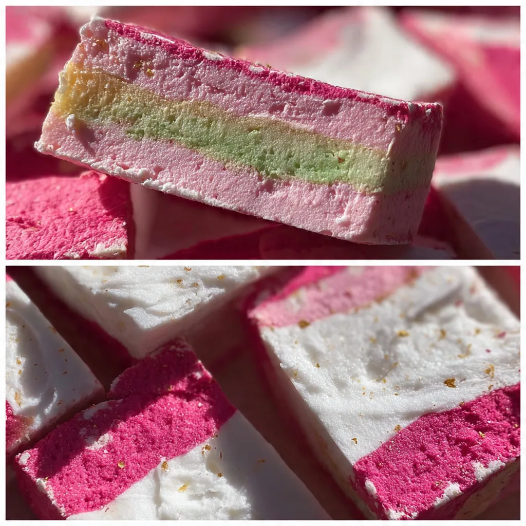 A elegant glass plate piled high with finished cream cheese mints beside a cup of tea