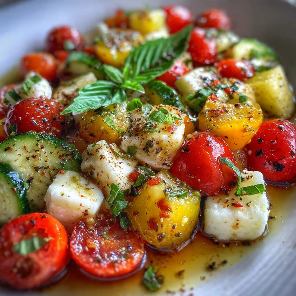 Close-up of a spoon lifting a portion showing tender zucchini, rich tomato sauce, and stretchy mozzarella