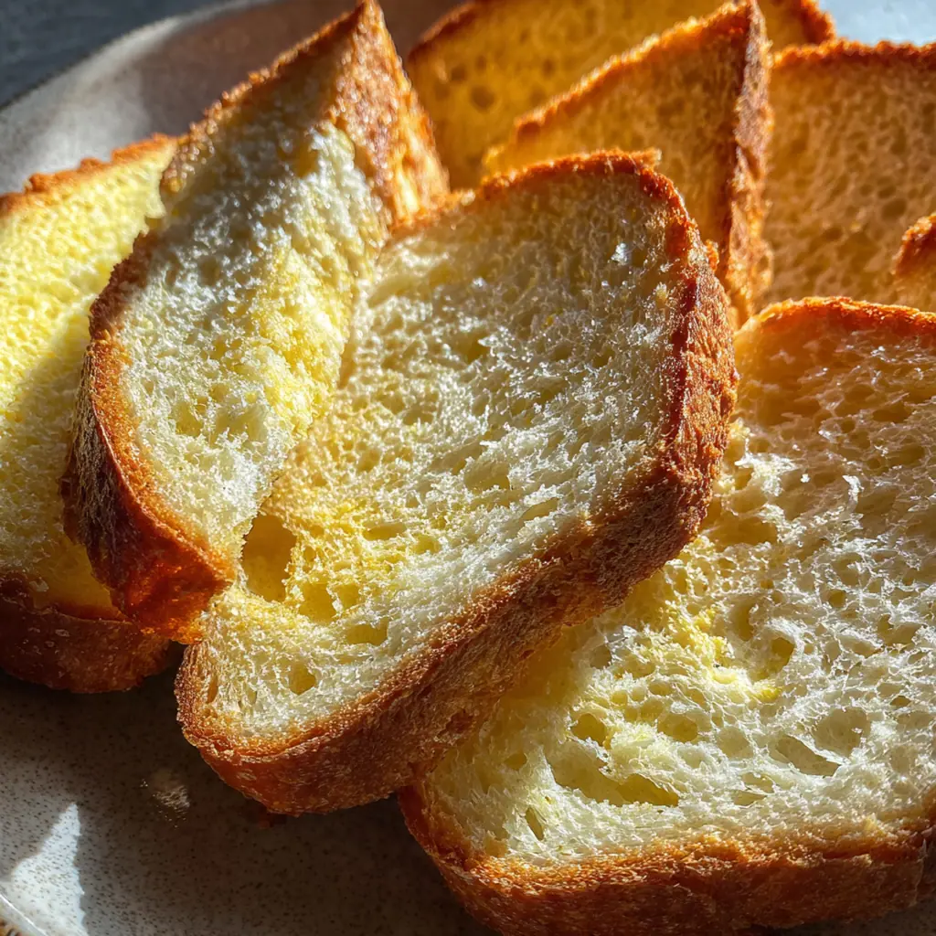 Close-up of a soft, fluffy slice of fresh white bread with perfect air pockets