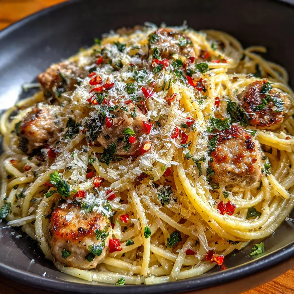 A comforting family-style bowl of pasta served with a green salad and extra grated Parmesan on the side