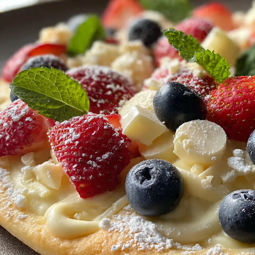 Close-up of a slice showing the fudgy brownie crust and creamy white chocolate drizzle