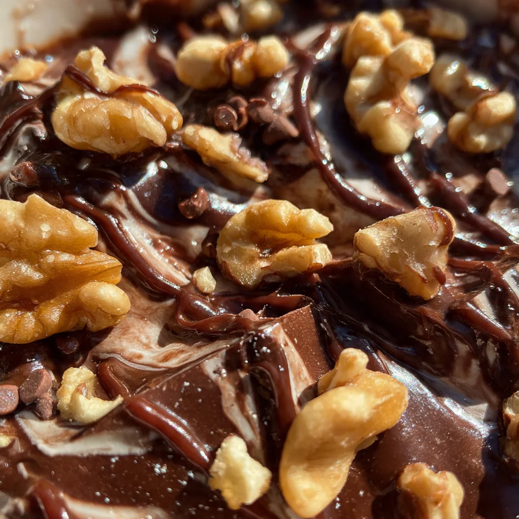 Ingredients for creamy chocolate fudge laid out on a rustic kitchen counter: chocolate chips, butter, sugar, and marshmallow creme