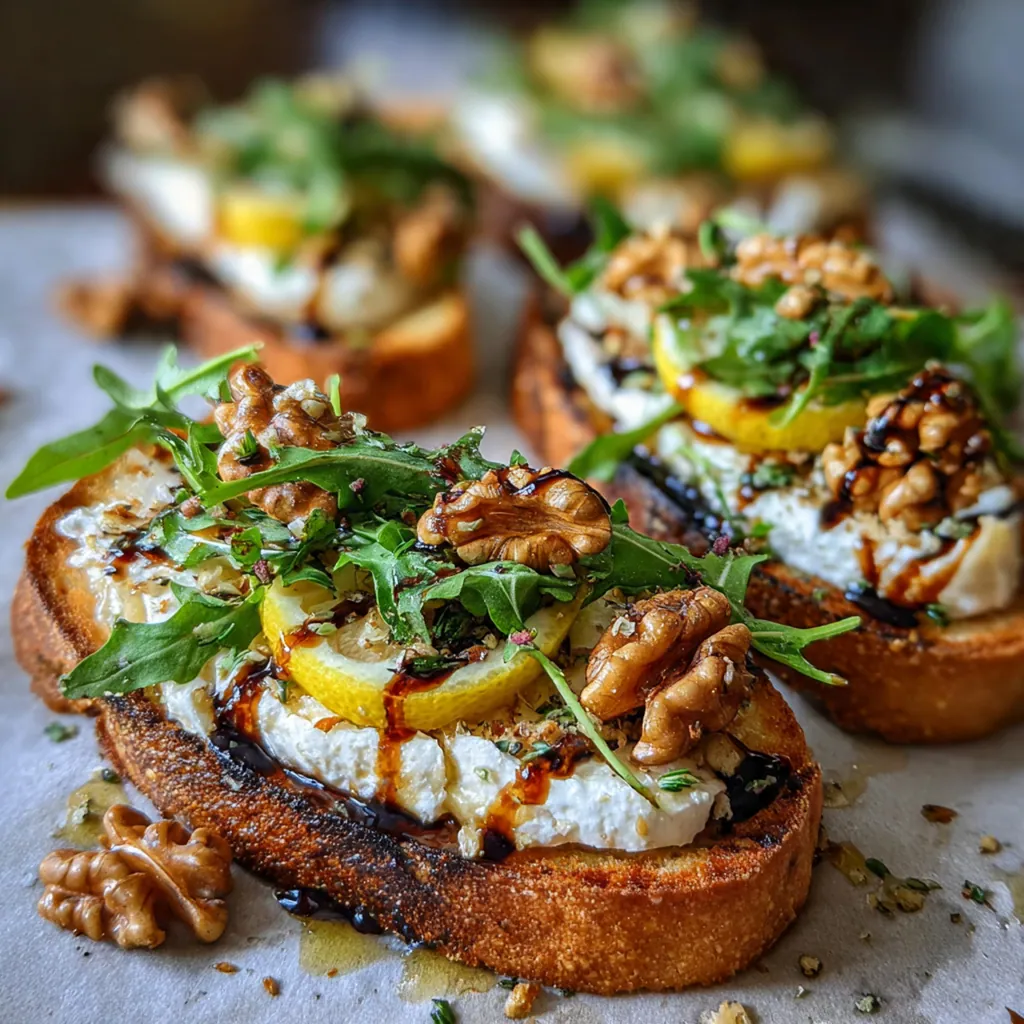 Close-up of a cracker being dipped into the spread with visible toasted walnut pieces