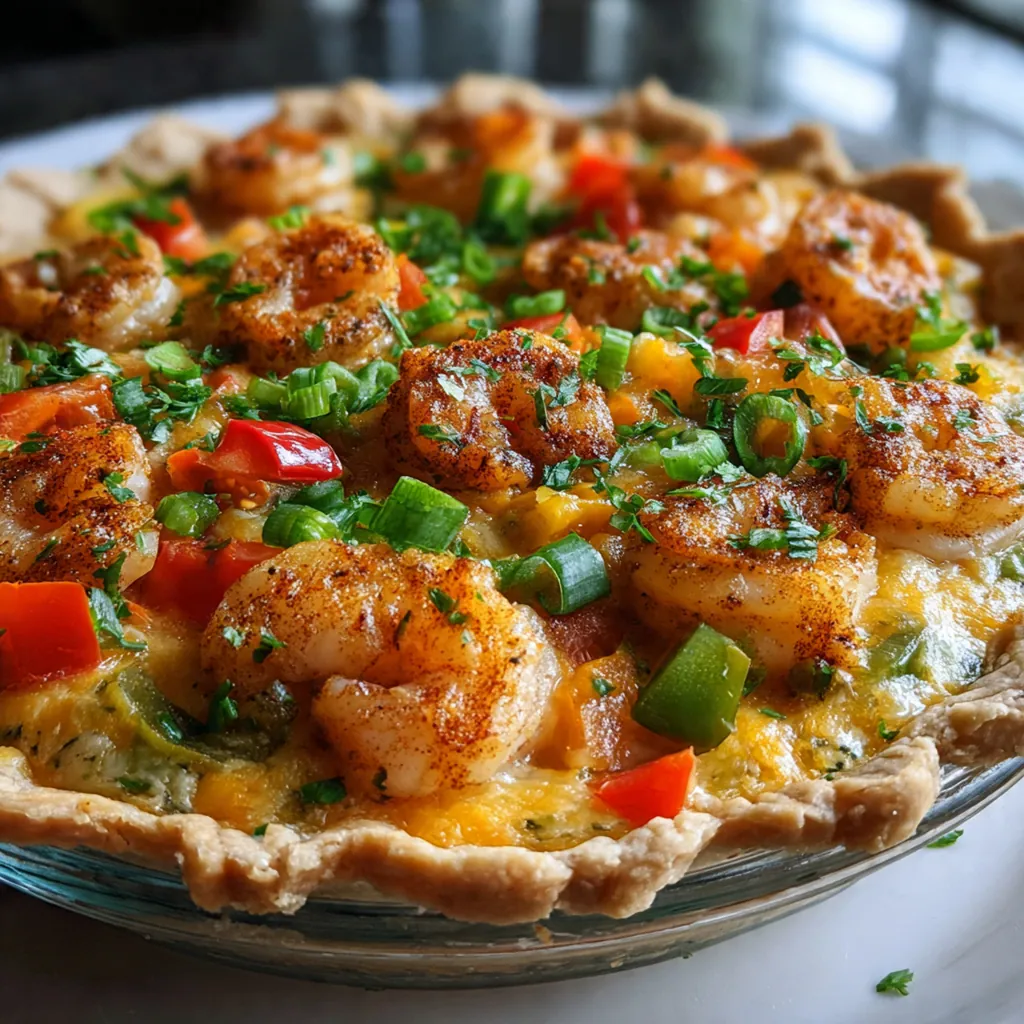 A whole pie on a table surrounded by salad and lemon wedges for serving