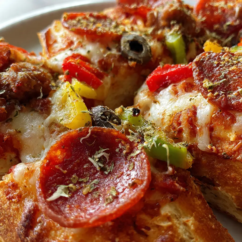 A casual party spread with a basket of stuffed crust pizza snacks next to a bowl of dipping sauce and a fresh salad